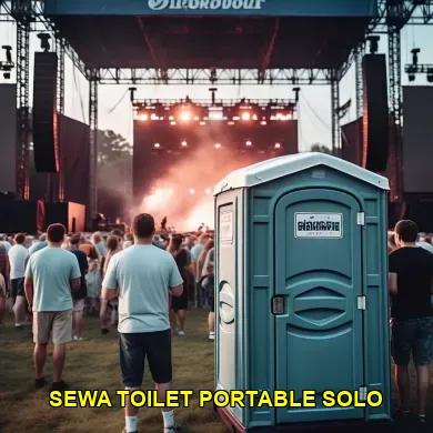 sewa toilet portable solo